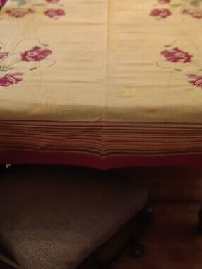 100% Cotton Tablecloth 58"×58" Made in Provence France f/La Cigale-Mt. Gretna,Pa
